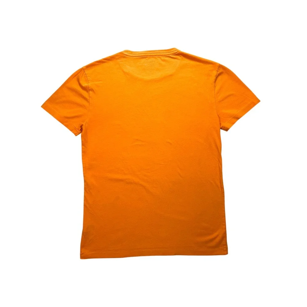 Polo Ralph Lauren Mens Orange Nautical Graphic T-Shirt Custom Fit Small 0222 - Picture 2 of 6